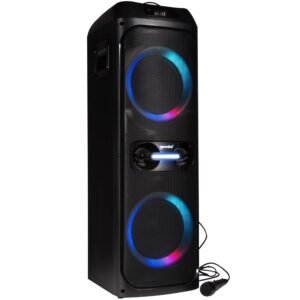 GHK-2800 Portable Bluetooth Party Speaker w/ RGB LED Lights 4800W