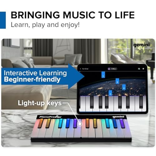PianoProdigy 24-Key Smart MIDI Keyboard - Wireless Learning Piano - Image 6